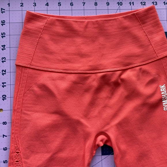 SOLD ♥️Gymshark Leggings S Coral 23” - Picture 3 of 14